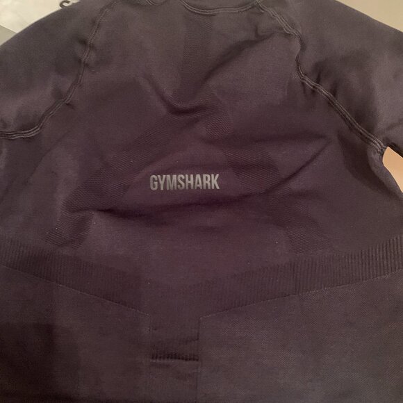 BNWT GYMSHARK Activate Long Sleeve Top Black Sold Out XS - Picture 6 of 7